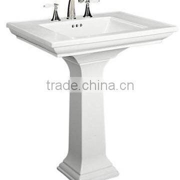 pedestal bathroom basin,square ceremic sinks