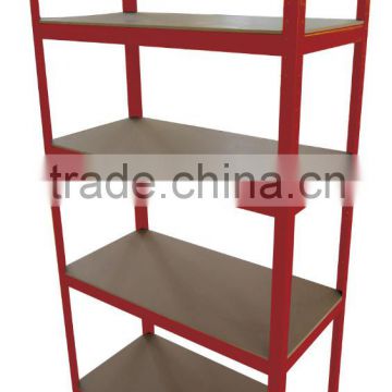 wood folding display shelf and stacking racks