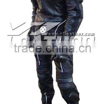 High Profile Leather Motorbike Suite With Complete CE Armour Back photo-4