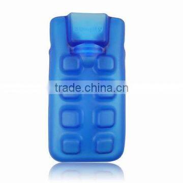 Hot eco-friendly baby PVC warm water bottle blue safe bed warmer high quality