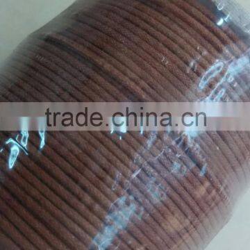 waxed cotton cords in brown colors, waxed cotton cords, waxed cords, cotton cords, leather cords, braided leather cords,
