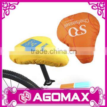 Customized cheap waterproof bicycle seat cover with printing logo