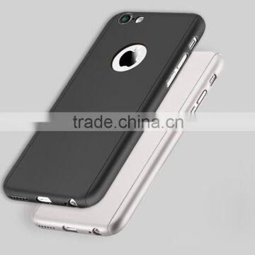 360 Degree Whole Protective Phone Case With Tempered Glass Screen Protector for IPhone