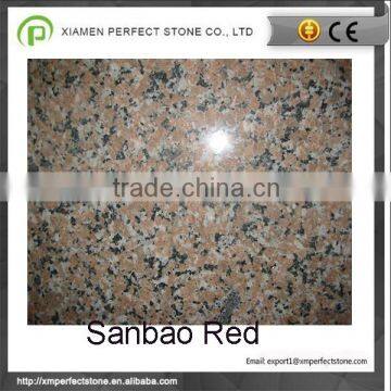 Chinese Granite Sanbao Red Granite Price Cheap Floor Tiles