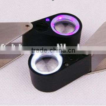 10X Jewelry Loupe with UV light and LED white light FLP-1021LED-A