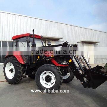 Russia hot selling TZ-10 70-110HP 4WD Wheel Tractor Front end loader