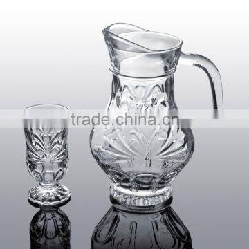 HOT 7 PCS DRINKING GLASSWARE JUICE SET