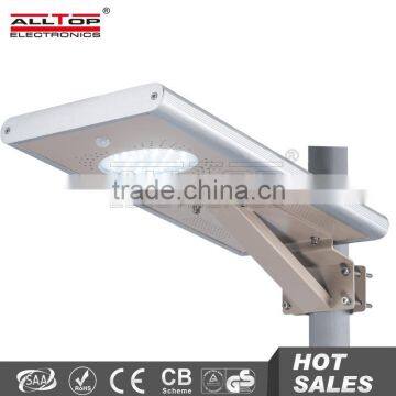 IP65 motion sensor integrated 12w led solar street light system