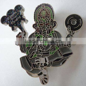 2015 hot selling creative art human style badges for decoration