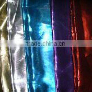 Nylon/Polyester patten Mirror organza