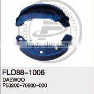 AUTO BRAKE SHOE OEM NO P53200-70800-000 FOR DAEWOO