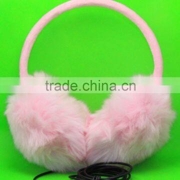 Fur Headphones Free Sample Earmuff Music Headphones