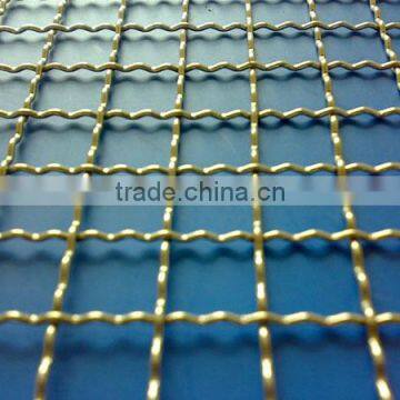 2015 New product Locked bending Galvanized woven crimped wire mesh