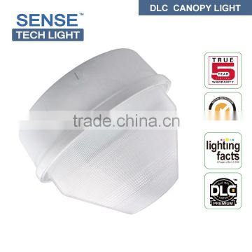 High lumen 75W DLC led canopy lights, led gas station canopy light, parking lot canopy light