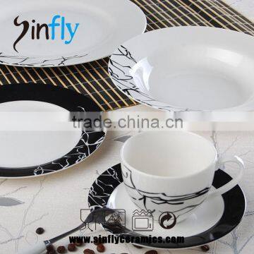 High Quality Wholesale Tableware Ceramic Dinner Sets for Household