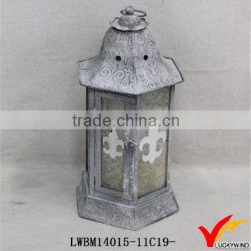 distressed metal candle holder shabby chic lanterns