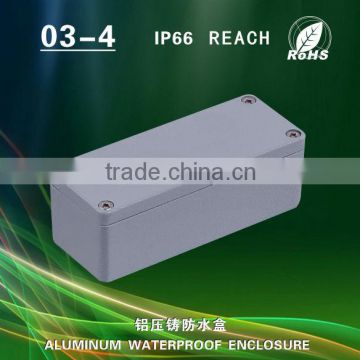 Waterproof aluminum alloy electrical junction box enclosure