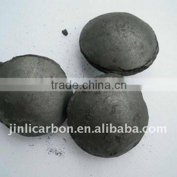 Artificial graphite pebble for steel and casting