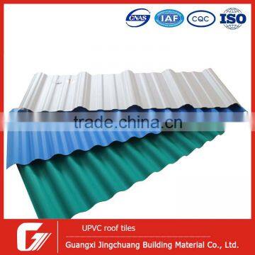 roofing building material/plastic pvc roof tile/low price upvc roofing sheets