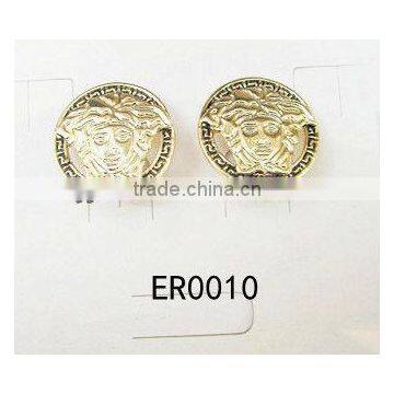 Coin earring designs for women gold earring with competitive price