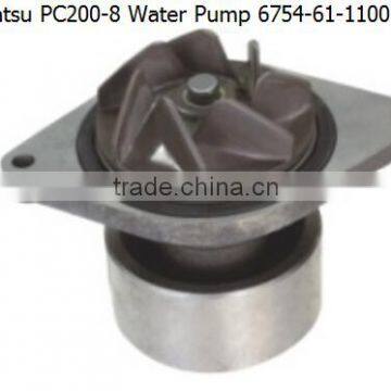 Water pump For komatsuu PC200-8 ,oem 6754-61-1100