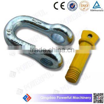 Drop Forged US TYpe G210 D Shackle with Screw Pin