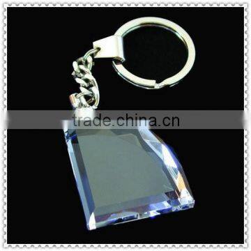 Optical Crystal Magnifying Glass Keychain For Holiday Gifts