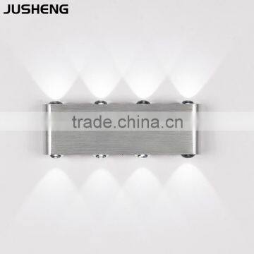 Indoor Living Room Silver 8-lamps Led Wall Light 110-240v ac CE