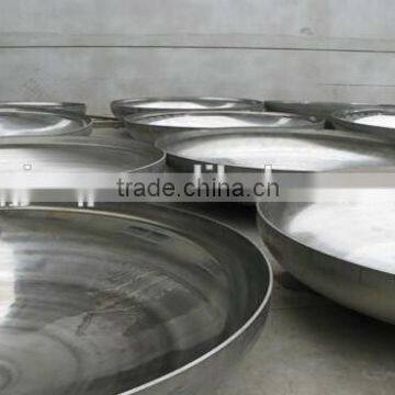 carbon steel pipe cap fitting dish end