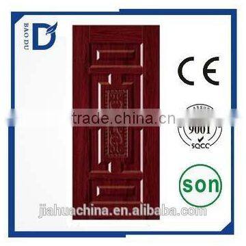 decorative new design hdf door melamine wood veneer door skin