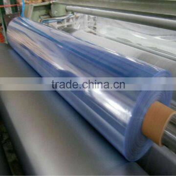 PVC Transparent Film Blue Clear Plastic PVC Sheet Rolls photo-3