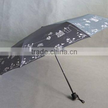 china high quality whloesale red and black umbrella