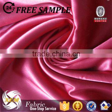 Popular satin fabric for maxi dress/polyester satin fabric roll