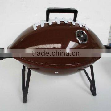 Olive shape bbq grill