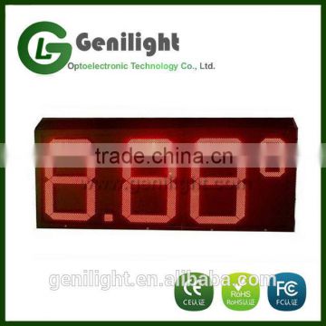 LED Gas Price Sign 18''7 segment 4 digits/led Numeric Display Electric Gas Price Sign Display