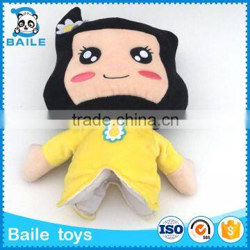 Promotion soft plush doll hand puppet funny kids toy