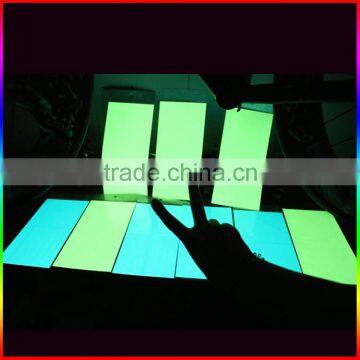 green and blue light glow in the dark sticker/luminous paper