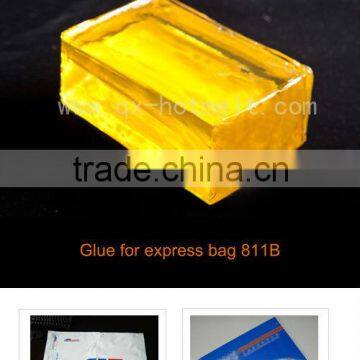 Winter use hot melt adhesive for express bag