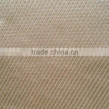 Polyester jacquard diagonal stripe fabric for table linen and banquet table cloth napkin