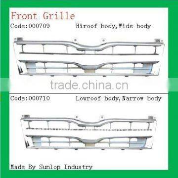 #000709 toyota hiace parts quantum parts hiace grille chrome front Grille for hiace 2010 2011