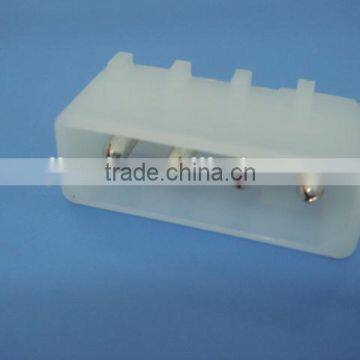 5.08mm Pitch Vertical PCB Mounting Orientation Wire to Board Pin Header Connector TE 4 Pin Connector Tyco 350424-1 photo-4