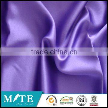 100 polyester high quality heavy dull satin for wedding dress