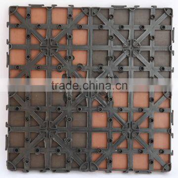 Durable, eco and easy to install- plastic wood composite wpc external floor tiles!