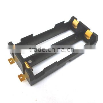 Dual 18650 Lithium-ion Battery Holders 18650 Battery with Bronze Pins