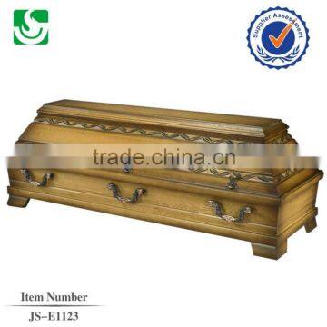 hot sale solid mahogany coffin box