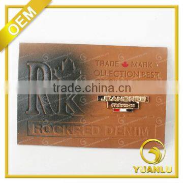 Custom Jeans Labels Cheap Leather Labels Wholesale YL-282