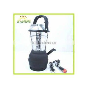 36 LED solar Rechargeable camping lantern,solar lantern with mobile phone charger solar stone lantern