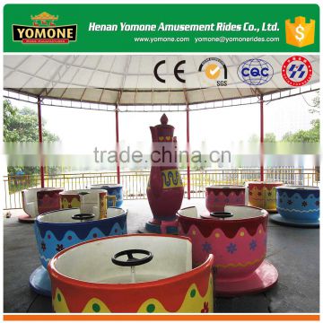 Exciting Outdoor/Indoor Tea Cup Rides Amusement Park Ride Game For Sale