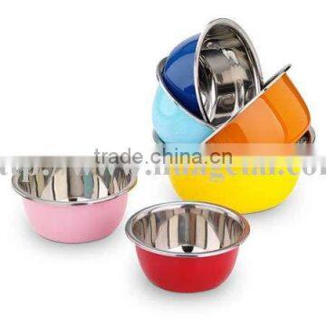 HGL-6022 Stainless Steel Fruit Bowls Set(22-36cm)