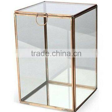 Glass T-light holder, Glass Box, Decorative Glass Box,Jewellery Box, Glass Box, Multipurpose Storage Box